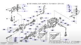 Toerentalsensor brandstofpomp Nissan Terrano2 R20 23750-7F400