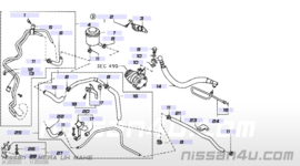 Stuurolieslang Nissan Almera N16 49720-BN301