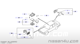 Deurverlichting Nissan Bluebird T72 26440-Q9000 Gebruikt