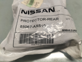 Protector-rear bumper, left-hand Nissan 85067-AX610 Original.