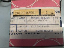 Lamp side flasher, right-hand Nissan Urvan E23 26160-R8001 Original.