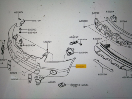 Front bumper Nissan Qashqai J10/ JJ10 62022-BR10H