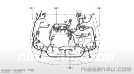 Massakabel Nissan Almera Tino V10 24080-BU160