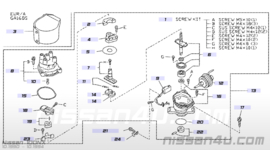 Stroomverdeler GA16DS Nissan 22100-80N00 B13/N14/W10/Y10