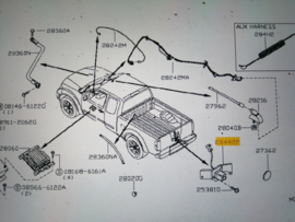 Achteruitrijcamera Nissan Navara D40 28442-5X00C