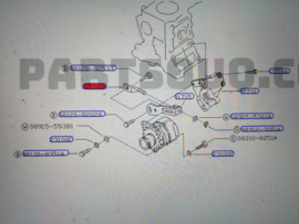 Bracket-alternator adjust bolt CA-LD-motor Nissan 11942-05E10 B12/ M11/ N13/ T12/ T72/ U11 Used part.