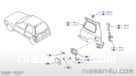 Tankklepje Nissan Sunny N14 78830-62C00 (TJ1)
