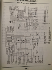 Service manual ''Model Z31 series Supplement-I'' SM6E-Z31SG0 Nissan 300ZX Z31. Used part.