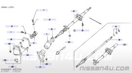 Kruisstuk stuurkolom Nissan Micra K11 48080-4F100