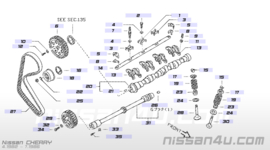 Belt-timing Nissan E15ET/ E15S/ E16I/ E16S 13028-11M00 B11/ B12/ M10/ N10/ N12/ N13 New.