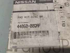Remblokset achteras Nissan 44060-00QAF Origineel