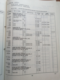 Collision parts catalog model U11 series Nissan Bluebird U11 EC-074