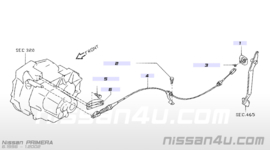 Koppelingskabel Nissan Primera P11 SR20DE 30770-2F216