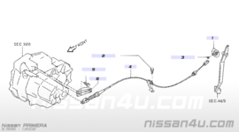 Beugel koppelingskabel Nissan Primera P11/ WP11 SR20DE 30676-2F200