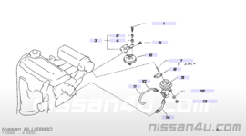 Egr control-bpt valve CA20E/ VG33E/ VQ20DE/ VQ30DE/ Z22 Nissan 14741-24F10 720/ A32/ M10/ M11/ R50/ T12/ T72/ U11 (ATI75-7) Used part.