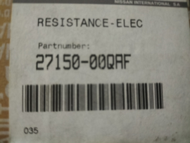 Kachelweerstand Nissan Kubistar X76 27150-00QAF Origineel.