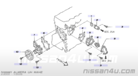Thermostaathuis YD22DDT / YD25DDT Nissan 11061-AU600