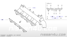 Inlaatspruitstuk YD22DDT Nissan 14001-5M305