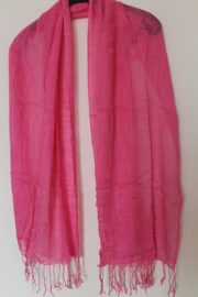 Roze  cashmere sjaal