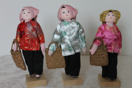 De beelden van vrouwen in het zuiden van Vietnam