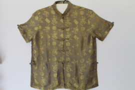 Zijden Lounge Set – Uniseks (Shirt & Broek), maat  S- M- L -XXl