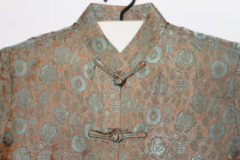 Zijden Lounge Set – Uniseks (Shirt & Broek)Grijs, maat  S- M- L -XXl