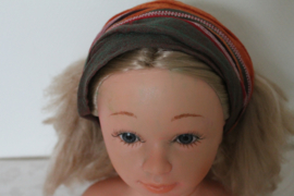 Groene, oranje haarband