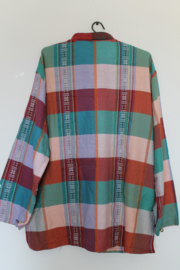 Gestreepte T-shirt met lange mouwen, wijde model , grote maat voor manen