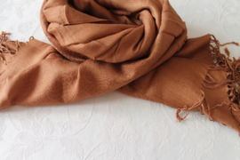 Bruine cashmere sjaal