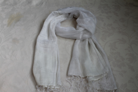 Witte sjaal