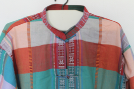 Gestreepte T-shirt met lange mouwen, wijde model , grote maat voor manen