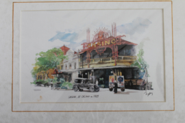 foto's  van beroemde gebouwen in Viet Nam in de jaren negentien