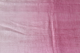 Roze naar lichtroze banen cashmere sjaal