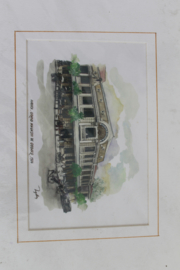 foto's  van beroemde gebouwen in Viet Nam in de jaren negentien