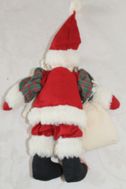Kerstman met zakje en beertje