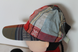 Kleurige katoen pet