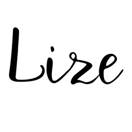 Muur- / Decoratiesticker  Lettertype Lize
