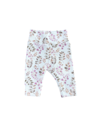 Broek Rib Leaves Mauve