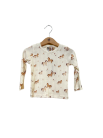 Long Sleeve Horse Rib