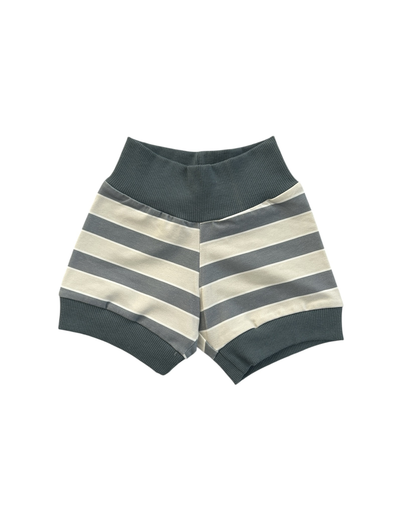 Haremshort grijs/blauw gestreept