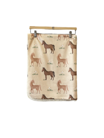 Deken Paarden 100x75