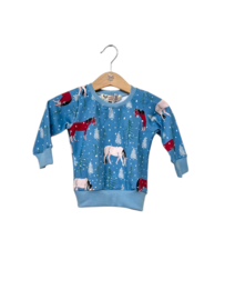 Sweater Horse Blue