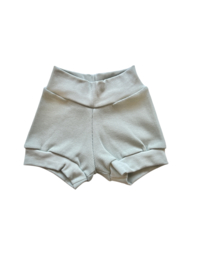 Short Wafel Zeegroen