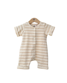 Playsuit naturel stripes
