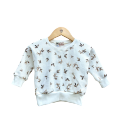 Lounge Sweater Oker Leaves