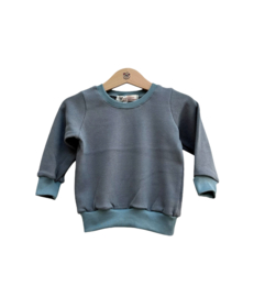 Sweater baby knit blauw