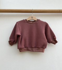 Sweater Cable Mauve