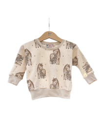 Lounge Sweater Horse Crème