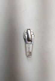 YKK waterdichte rits runner zipper nr 5 zilver