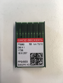 Groz-Beckert naalden DB 10 zilver